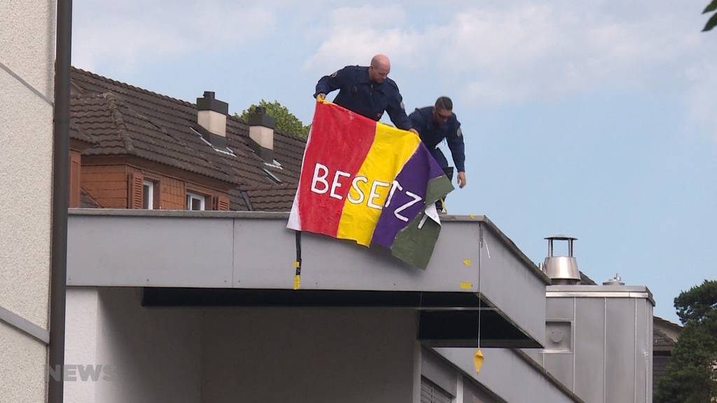 Friedliche Räumung an der Brunnmattstrasse 