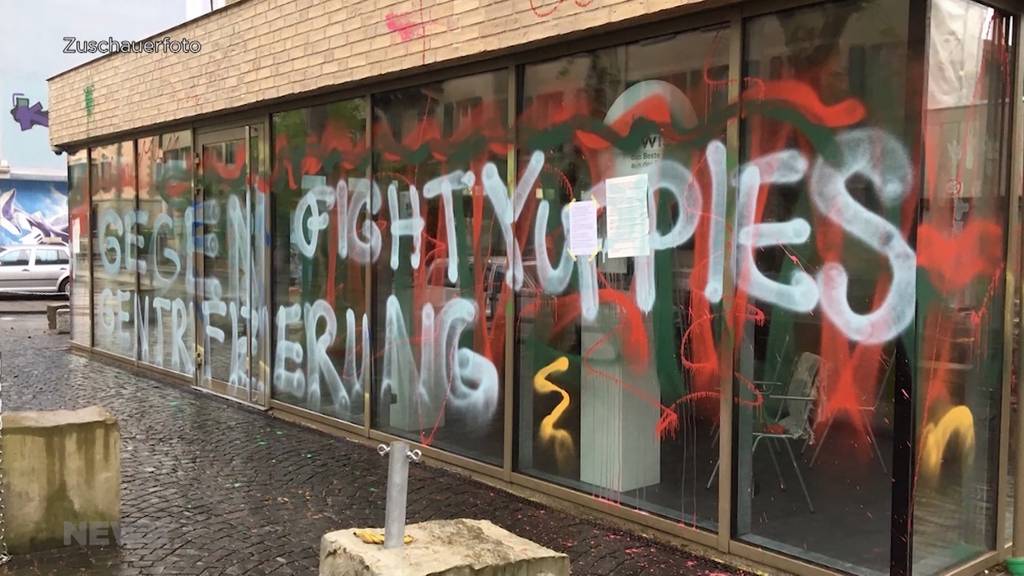 Vandalen verwüsten Gebäude in der Lorraine