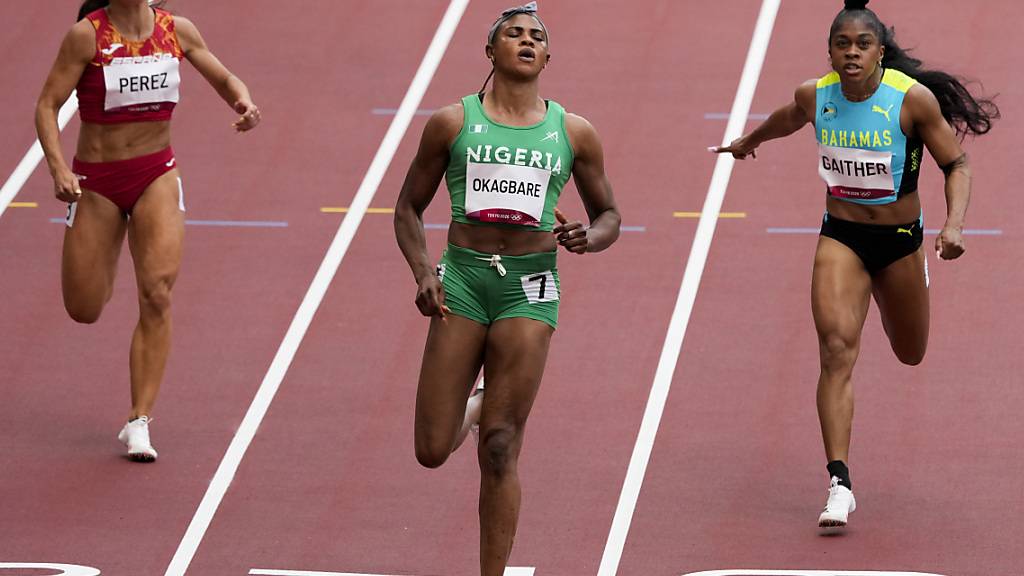 Blessing Okagbare darf nach einem positiven Dopingbefund nicht zum 100-m-Halbfinal gegen Ajla del Ponte antreten