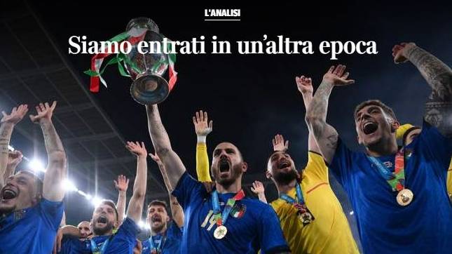 «Wir sind in eine andere Ära eingetreten», schreibt der Corriere della Sera in einer Spielanalyse.
