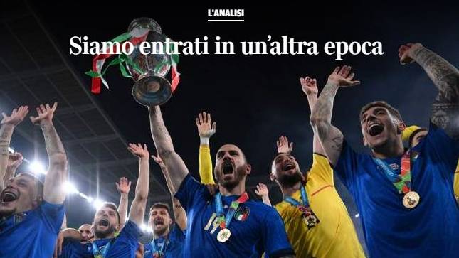 «Wir sind in eine andere Ära eingetreten», schreibt der Corriere della Sera in einer Spielanalyse.