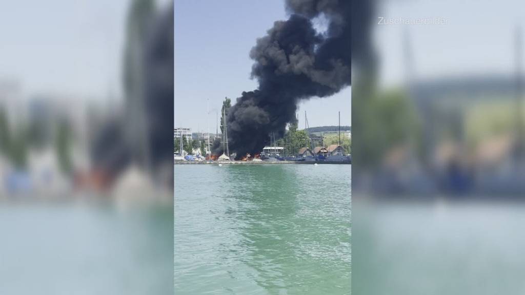 Zeuge Bootsbrand Zug