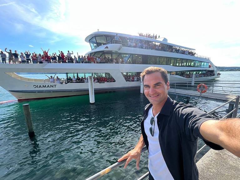 Roger Federer in Luzern