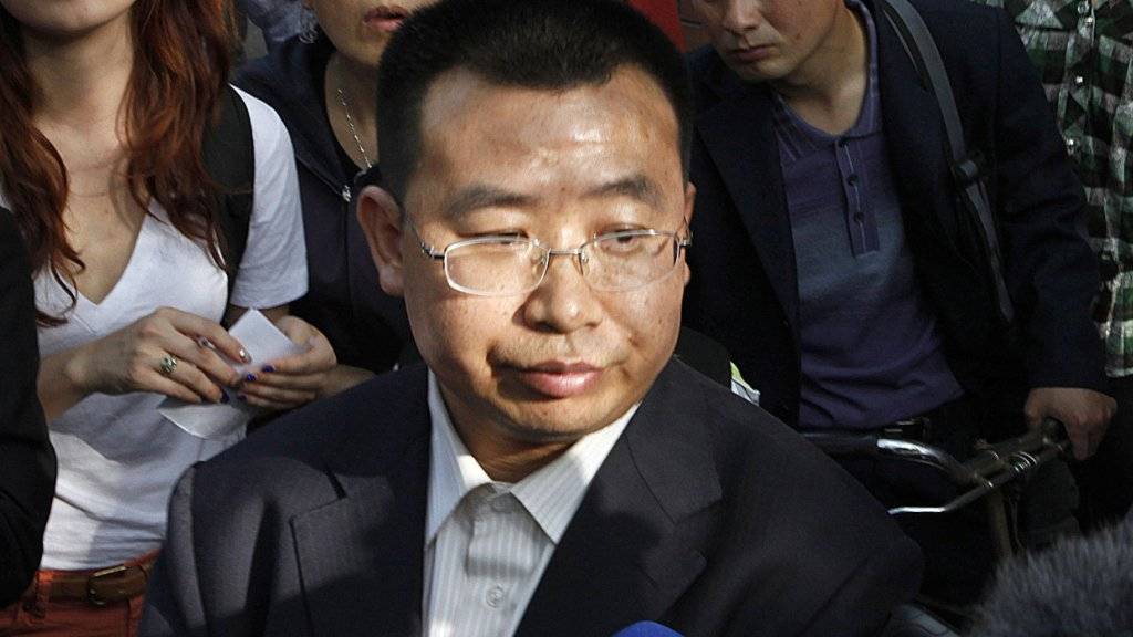 Der bekannte chinesische Bürgerrechtsanwalt Jiang Tianyong ist zu zwei Jahren Haft verurteilt worden. (Archivbild)