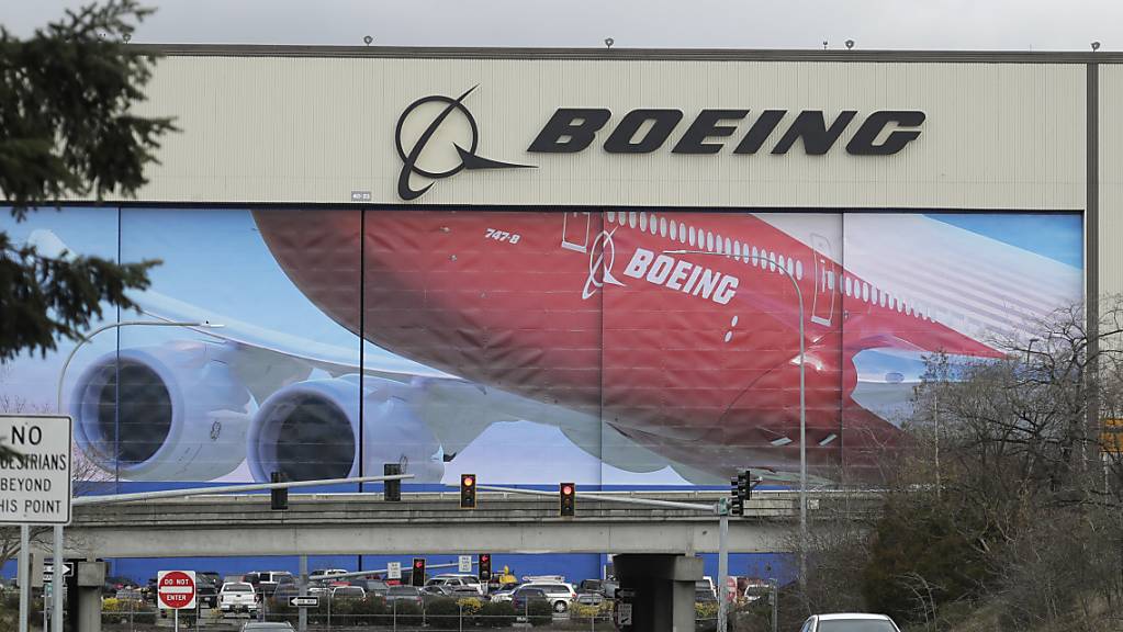 Fabrik des US-Flugzeugherstellers Boeing in Everett nördlich von Seattle. (Archivbild)
