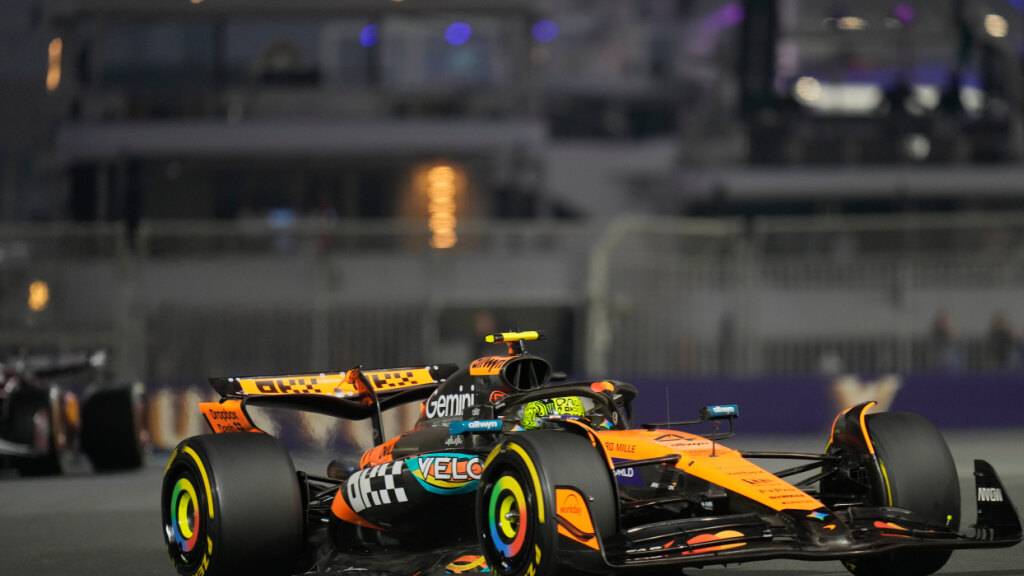 Bestätigt mit der Trainingsbestzeit am Freitag seine Favoritenrolle: WM-Leader Lando Norris im McLaren