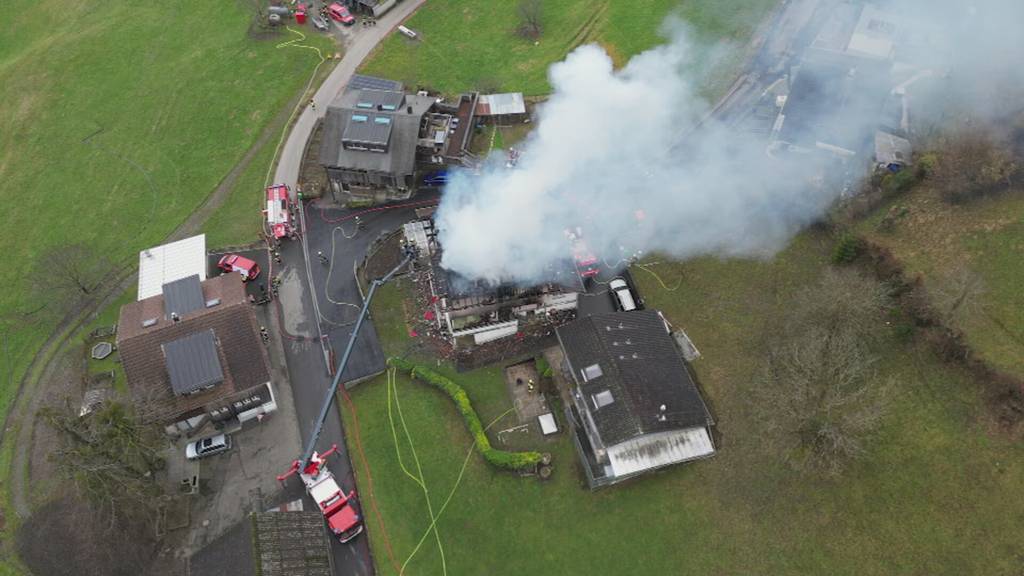 Wohnhausbrand in Brunnen