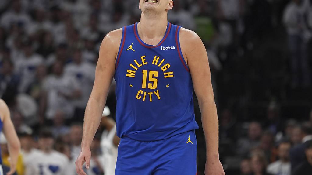 Nikola Jokic, der Center der Denver Nuggets, lieferte für einmal nicht ab