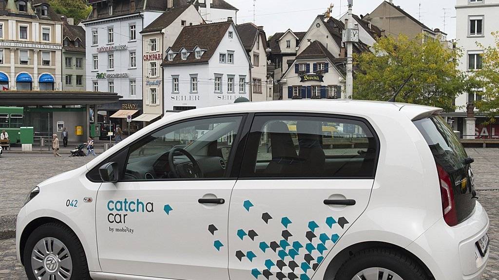 Ein Auto von Catch a Car in Basel: das stationsungebundene Carsharing-Angebot hat sich am Rheinknie bewährt.
