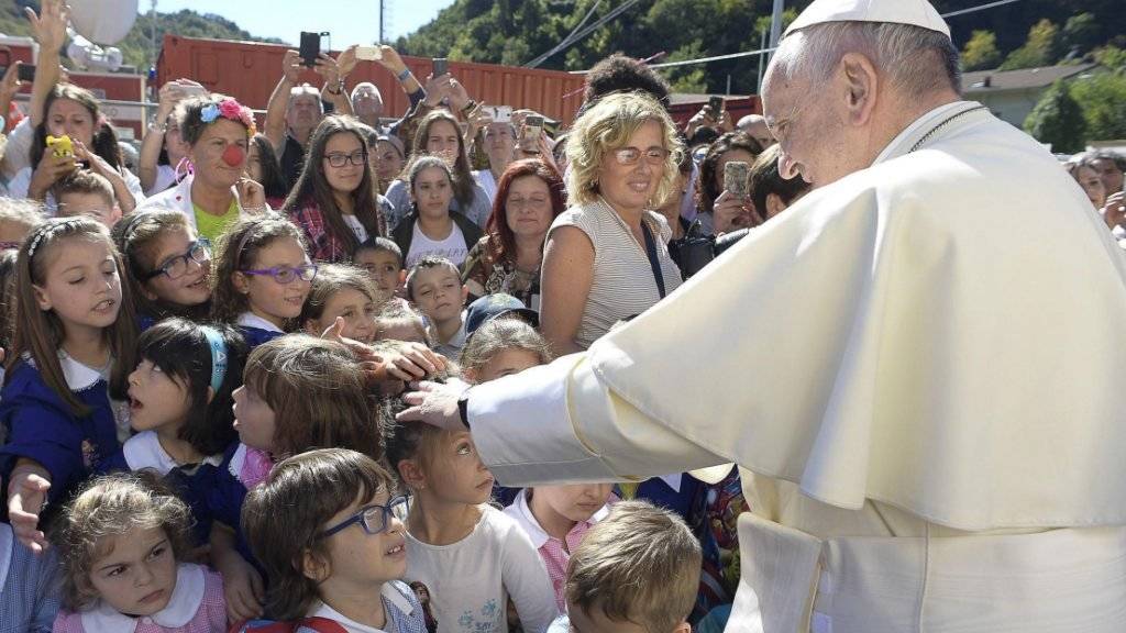 Wünscht sich mehr Kinder - in Europa: Papst Franziskus. (Archivbild)