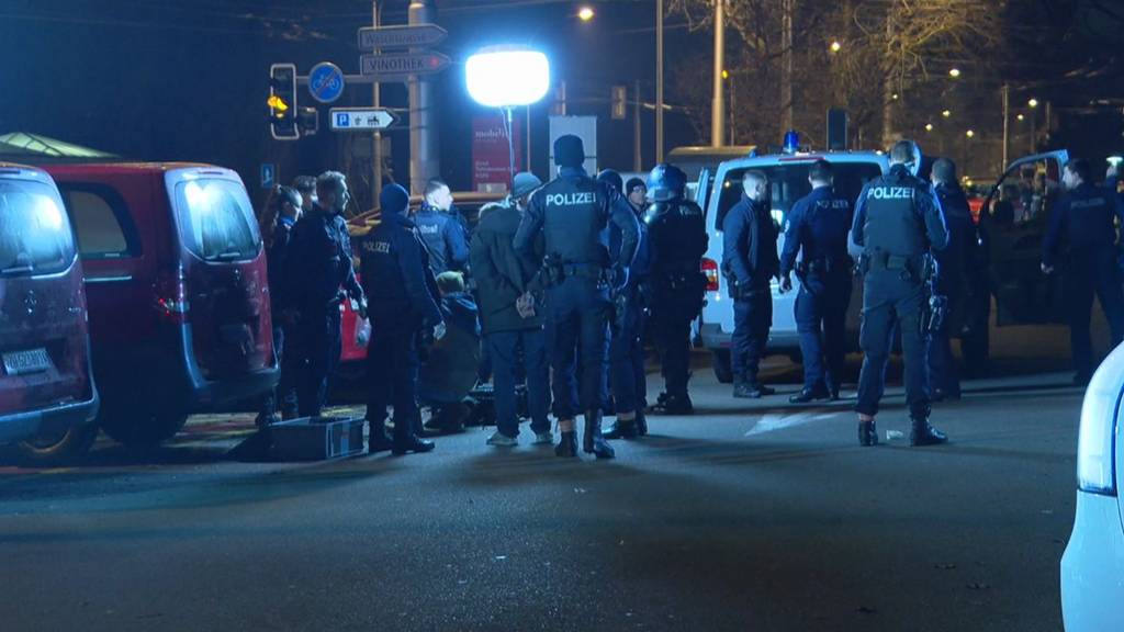 Zürcher Polizei nimmt 19 randalierende Jugendlliche fest