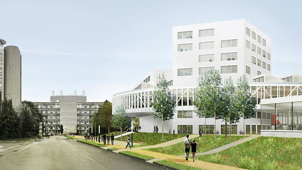 Das Westschweizer Radio und Fernsehen RTS erhält 2025 ein neues Gebäude in Ecublens im Kanton Waadt