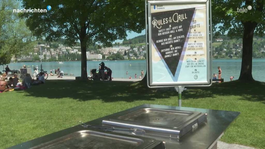 Elektrogrill als Pilotprojekt in Luzern