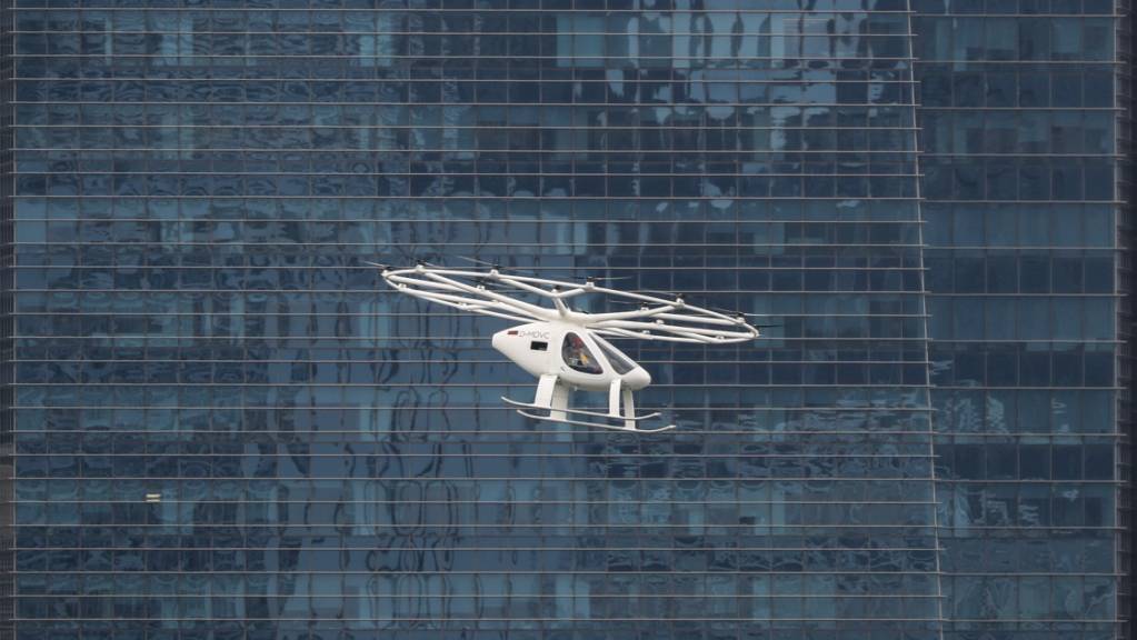 Volocopter auf Testflug in Singapur. (Archivbild)