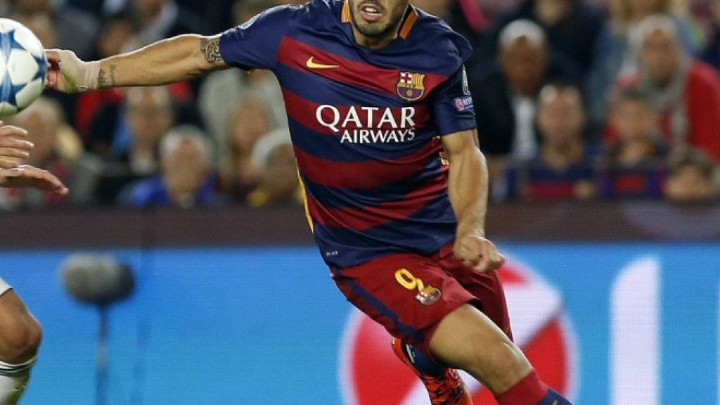 Luis Suarez schoss Barcelona zum Sieg