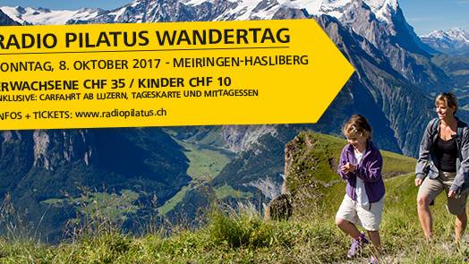 Radio Pilatus Wandertag auf dem Hasliberg