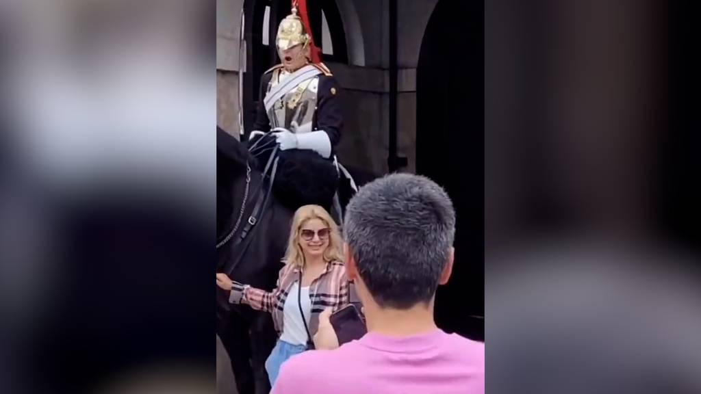 Königlicher Leibwächter schreit Touristin an: Video entfacht virale Debatte