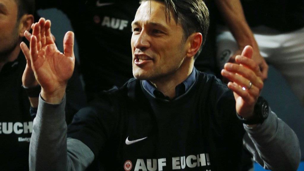 Den Ligaerhalt geschafft, aktuell Rang 5 mit Eintracht und nun den Vertrag verlängert: Trainer Niko Kovac
