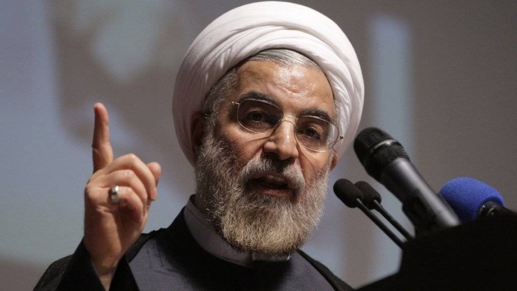 Irans Präsident Hassan Ruhani rief alle islamischen Staaten zur Einheit auf. (Archivbild)