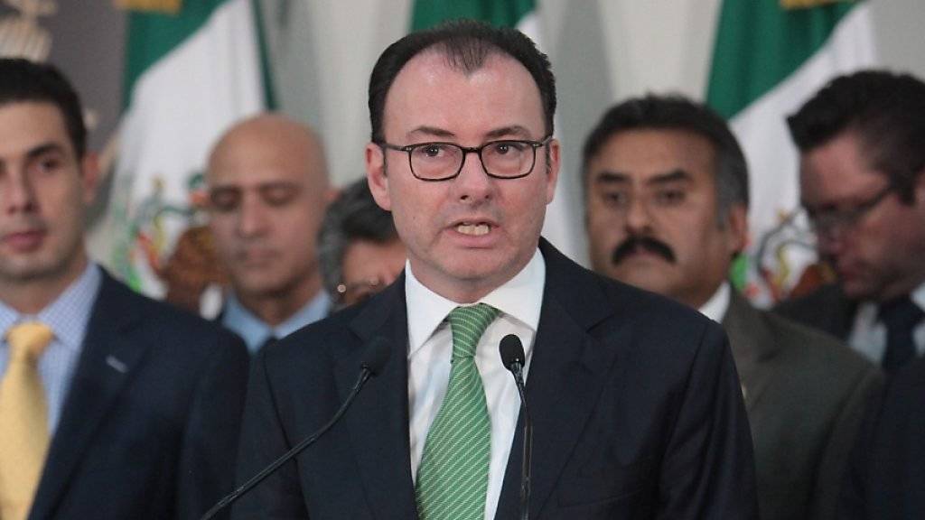 Der mexikanische Finanzminister Videgaray zeigt sich zufrieden, dass Mexiko nicht mehr so stark vom Ölgeschäft abhängig ist. (Archivbild)