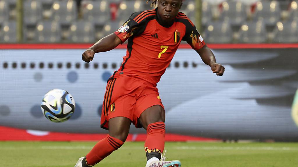 Jérémy Doku lief bereits 14 Mal für Belgien auf. Nun wechselt er von Stade Rennes zum englischen Meister Manchester City