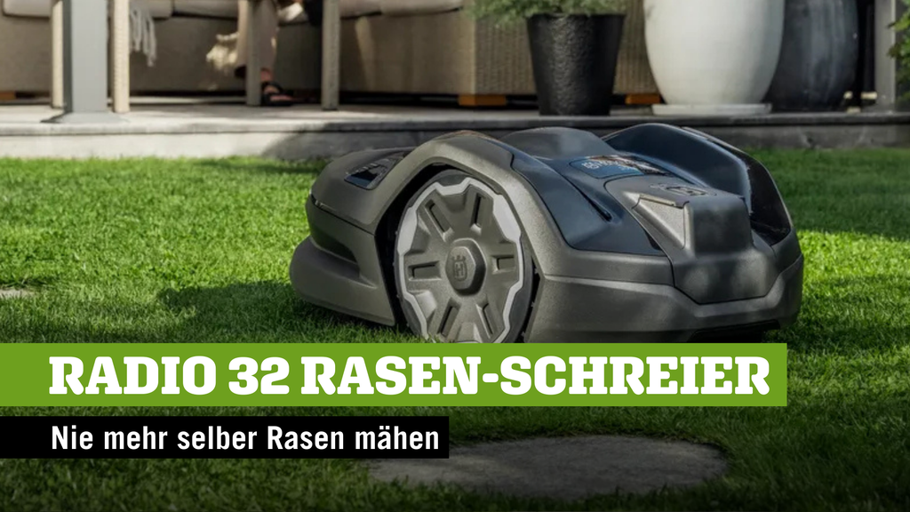 Gewinne einen Rasenmähroboter