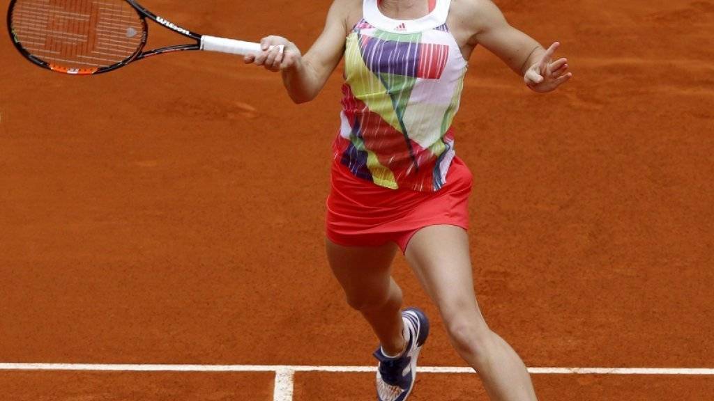 Als einzige Mitfavoritin noch im Rennen um den Turniersieg in Madrid: die Rumänin Simona Halep