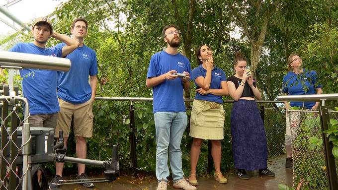 Mit Drohne zur tierischen DNA: Forschende testen im Zoo Zürich neue Technologie