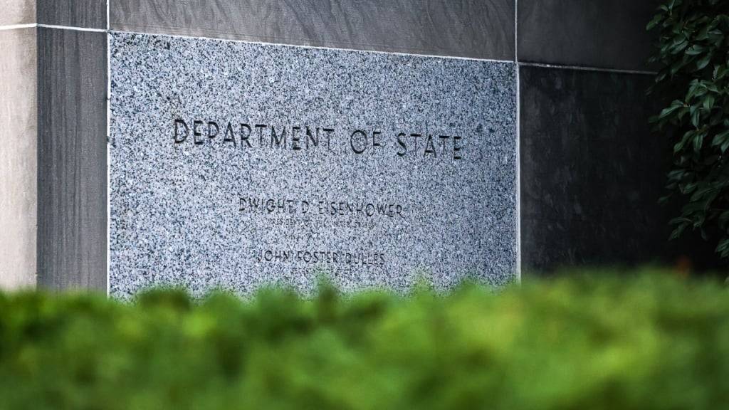 ARCHIV - Blick auf den Sitz des Außenministeriums der Vereinigten Staaten. Foto: Valerie Plesch/dpa