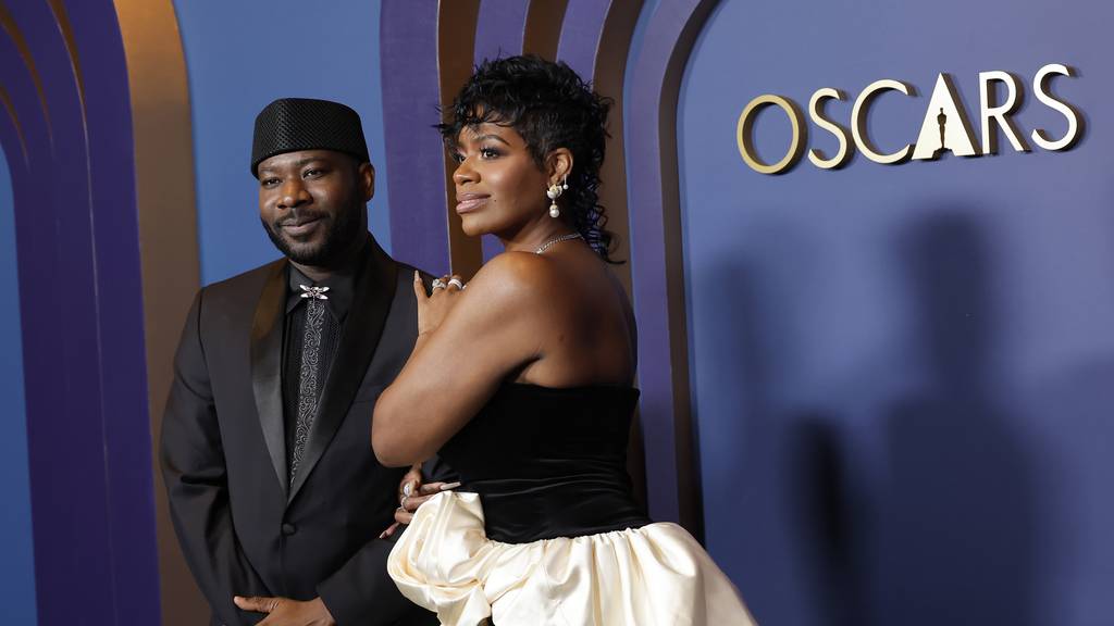Blitz Bazawule und Fantasia Barrino bei den «Governors Awards» im Vorfeld der Oscars.