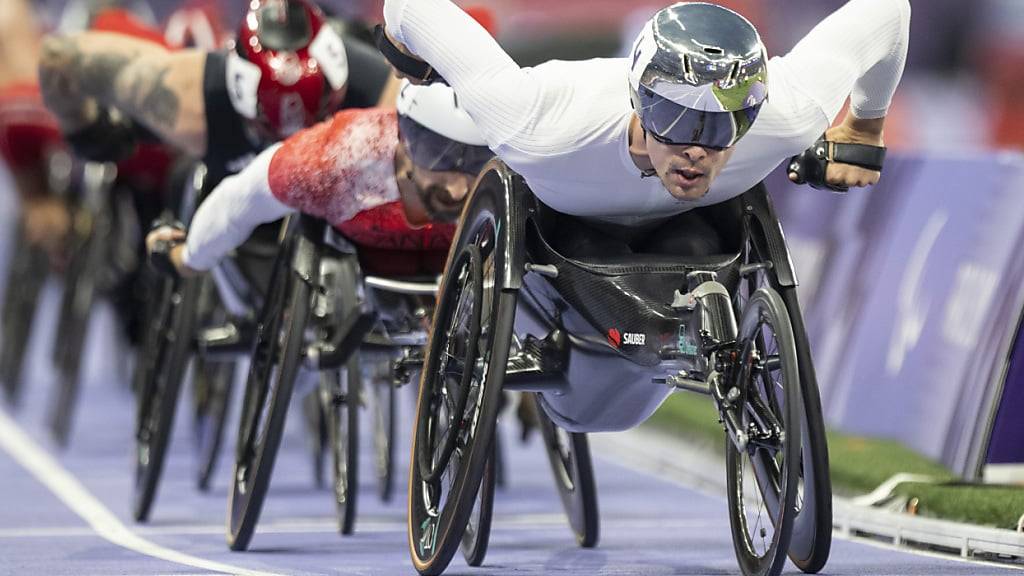 Marcel Hug musste sich über 5000 m geschlagen geben