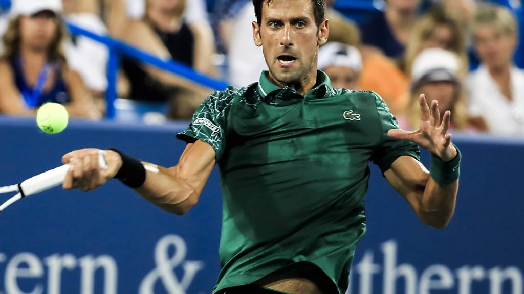 Novak Djokovic strebt in Cincinnati seinen dritten Turniersieg nach 2018 und 2020 an