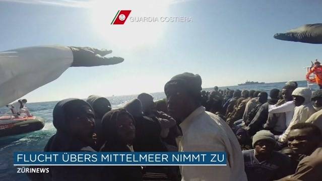 Flüchtlingsstrom über Mittelmeer