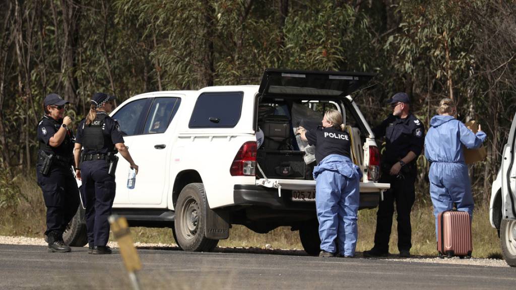 Polizeiarbeit nach der tödlichen Schiesserei in der australischen Kleinstadt Wieambilla.