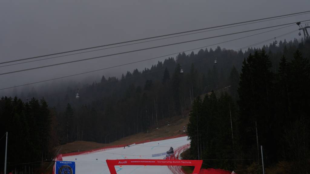 Wegen Nebels in der Strecke fiel der Super G von Garmisch am Sonntag aus. Nachgeholt wird er in zwei Wochen in Frankreich