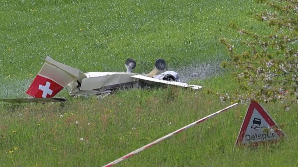 Kleinflugzeug in Ochlenberg abgestürzt