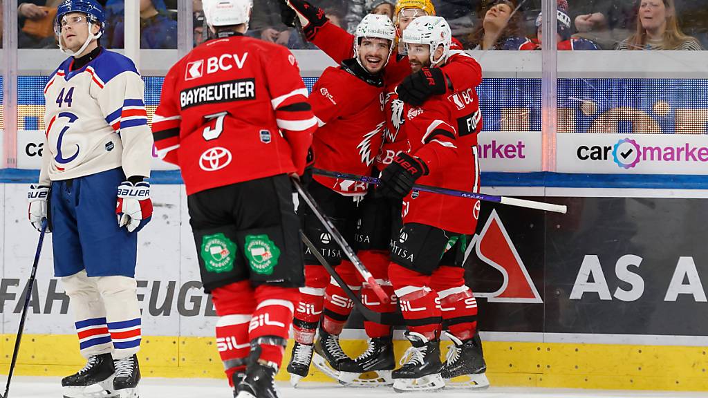 Lausanne jubelt bei den ZSC Lions, wo sie in den letzten Playoffs im Final viermal nicht gewinnen konnten