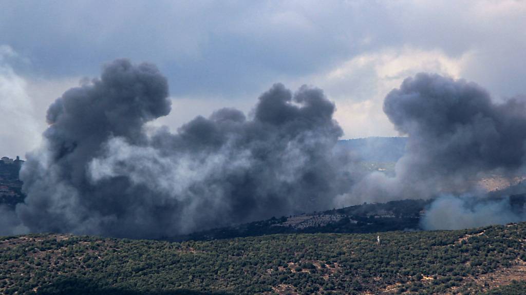 Israels Militär: 180 Hisbollah-Ziele im Libanon angegriffen