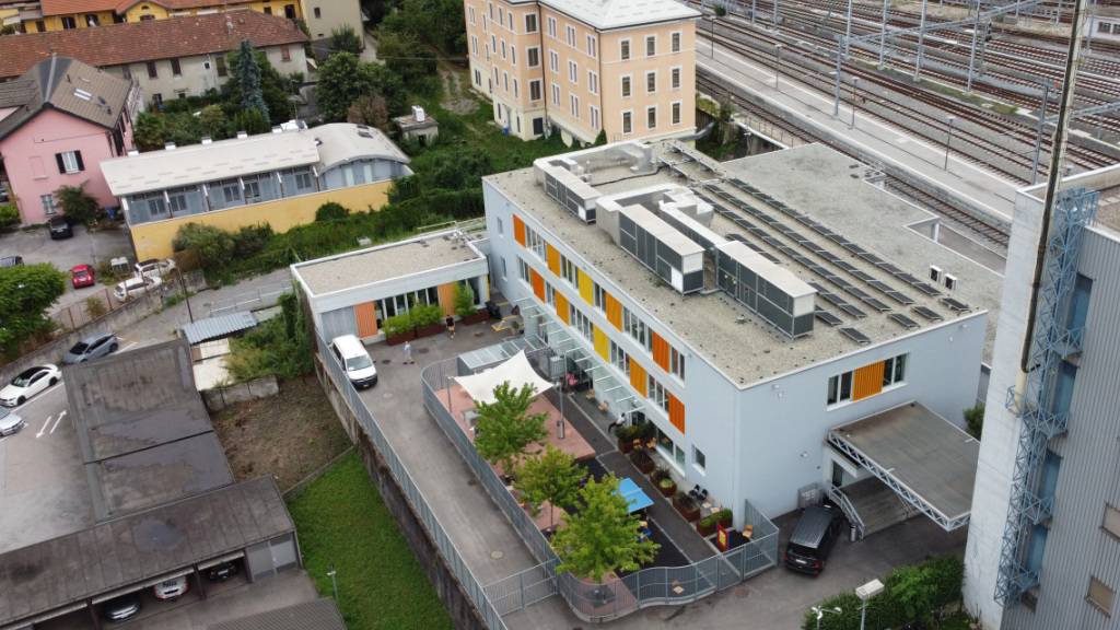 Das Bundesasylzentrum in Chiasso TI. (Archivbild)