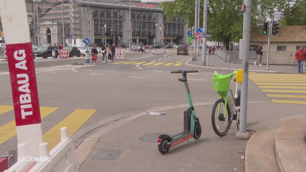 Ärgernis E-Scooter: Stadt Zürich plant neue Regeln gegen Trotti-Chaos