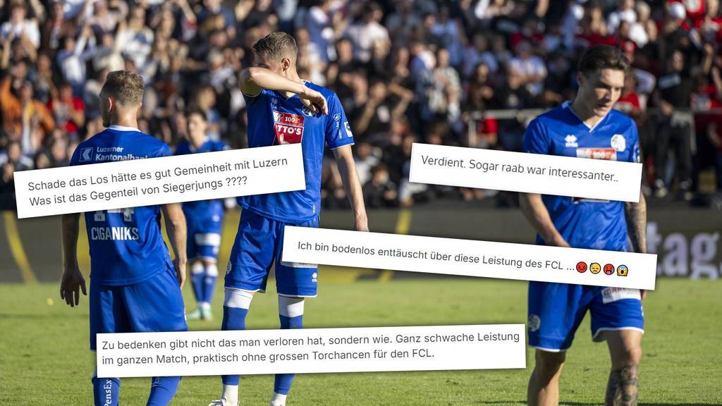 «Bodenlos enttäuscht»: FCL-Fans nach Cup-Aus gegen Aarau frustriert