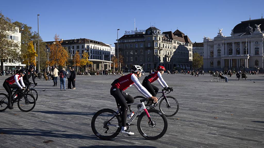 Der Sechseläutenplatz wird zum Brennpunkt der Rad-WM