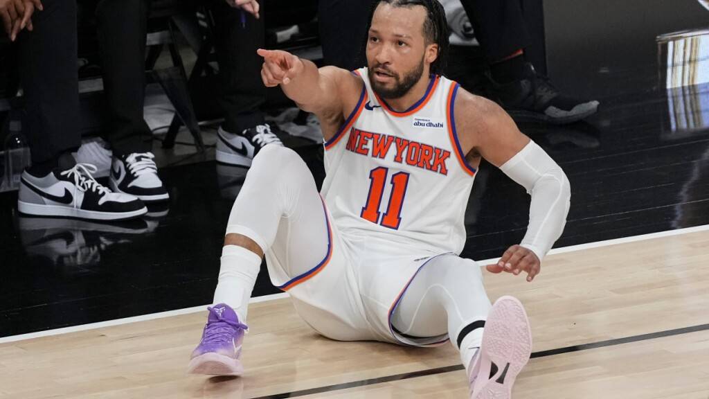 Jalen Brunson, Guard der New York Knicks, gab auch im ersten Finalspiel die Richtung vor