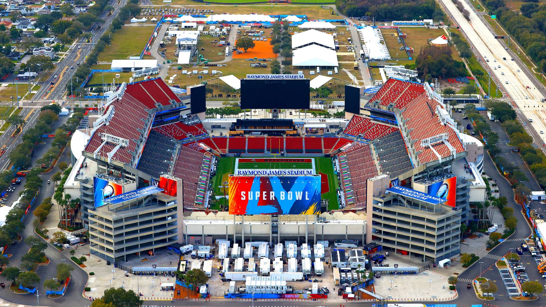 Super Bowl Tampa James Stadion