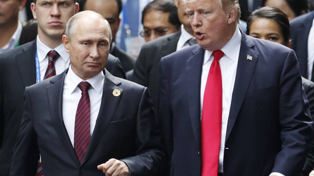 US-Präsident Donald Trump und der russische Präsident Wladimir Putin wollen sich ein weiteres Mal treffen. (Archivbild)