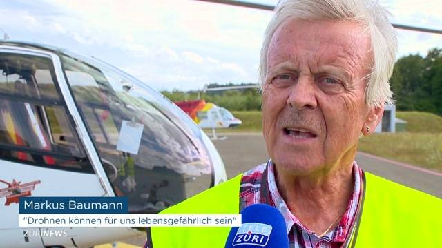 Todesgefahr für Piloten wegen  Drohnen