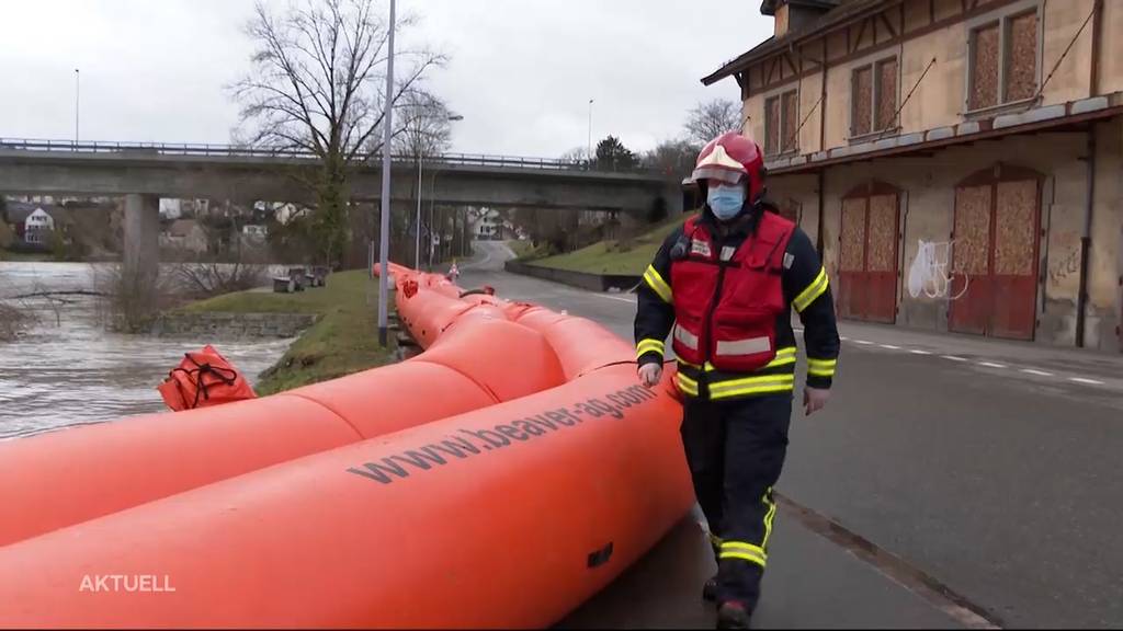 Hochwasser und Überschwemmungen: Erste Sicherheitsmassnahmen wurden getroffen