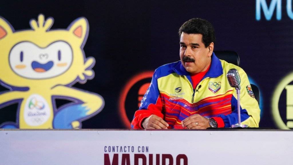 Venezuelas Präsident Maduro setzt auf einen Ölpreis von 70 Dollar pro Barrel. (Archivbild)