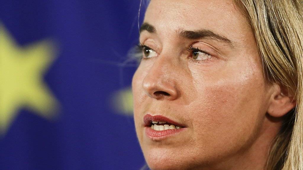 Die EU-Aussenbeauftragte Federica Mogherini fordert von den Israelis und Palästinensern Schritte in Richtung einer Zwei-Staaten-Lösung. (Archiv)