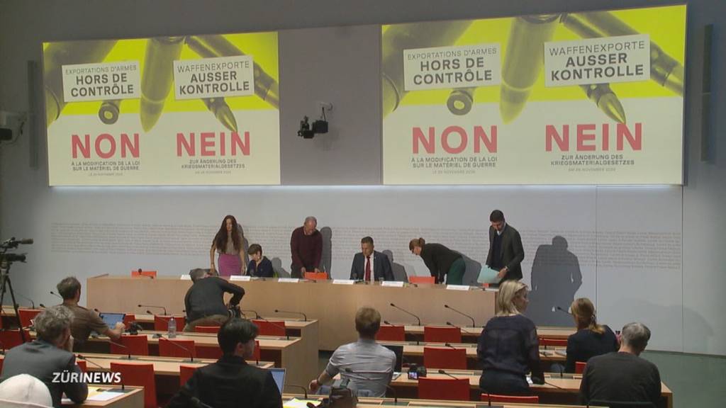 Abstimmungskampf um Waffenexporte eröffnet